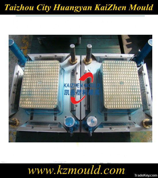Good quality injection plastic square crate mould