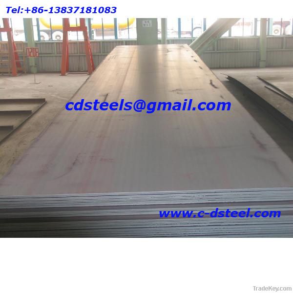 Hot rolled steel plate