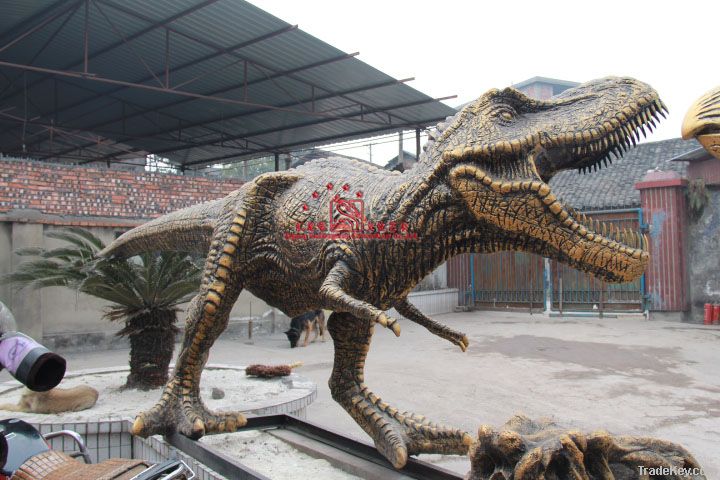 Hot Sale Exhibition Equipment Fiberglass Dinosaur Sculpture Model