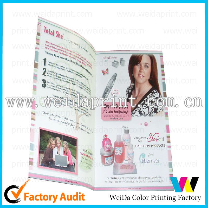 Fashion cosmetic product catalugue printing
