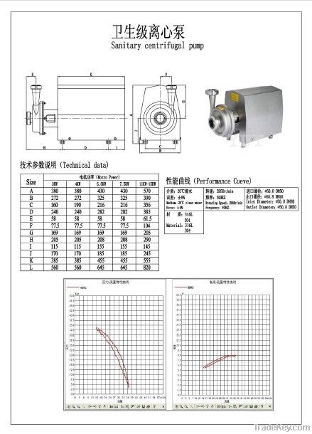 304_316_Sanitary Centrifugal Pump_Fluid equipment