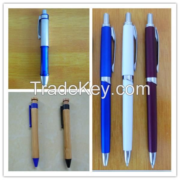Plastic&Metal Ballpen for Office, Chinese Pen Factory, Advertising OEM, Promotional Pen