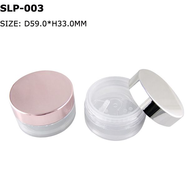 Plastic face powder case, wholesale case for compact powder