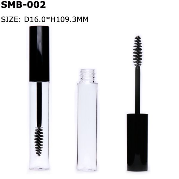 Empty plastic mascara bottles cosmetic tubes packaging