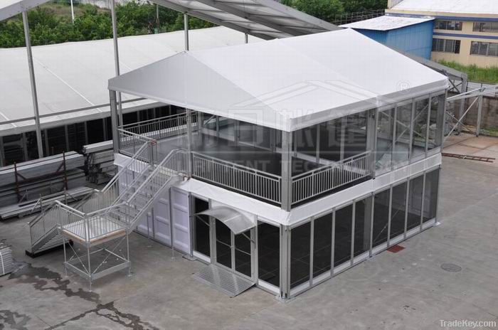 Two storey events tent for wedding