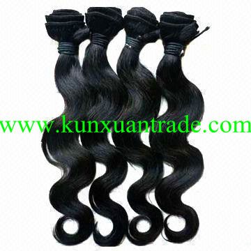 Unprocessed-body-wave-natural-virgin-Indian-Remy-human-hair-extension