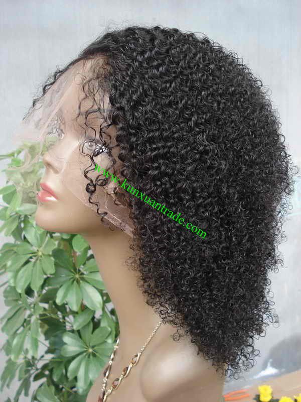 100% remy hair hand weft body wavy  full lace wigs