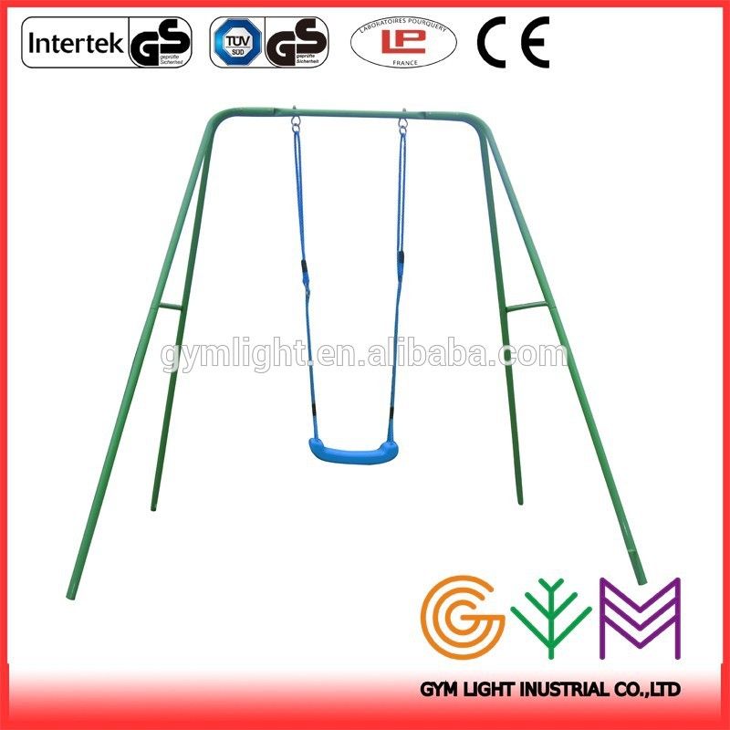 Metal Swing set 1 seat for kids outdoor use Factory made CE standard