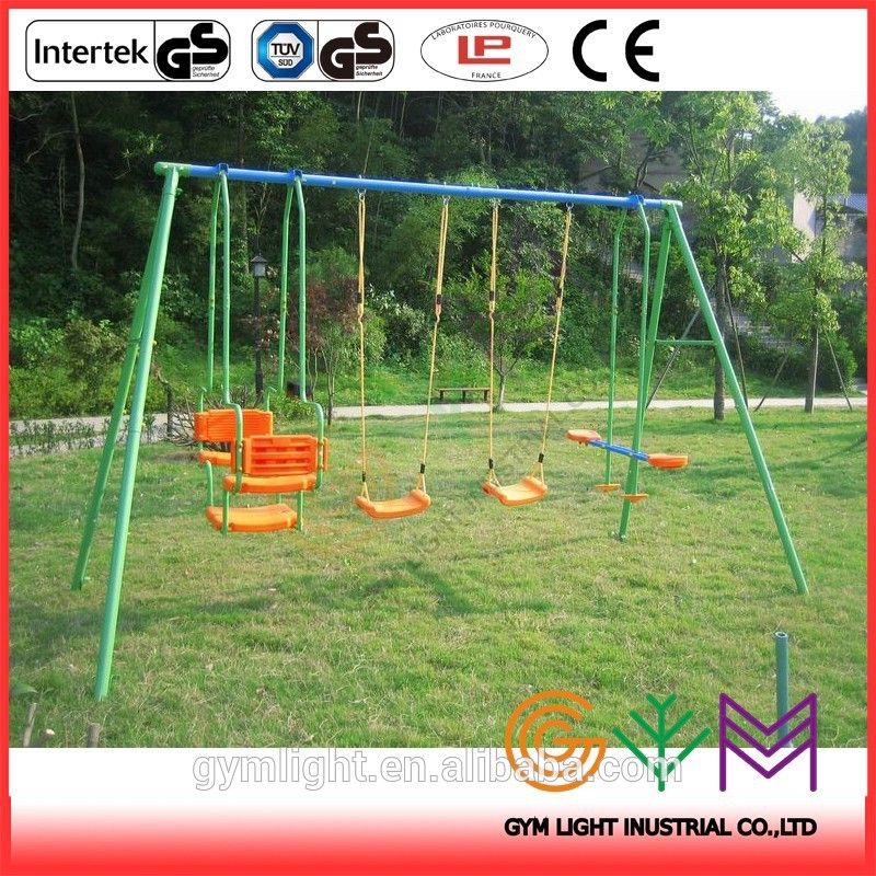 Metal Swing set with cradble swing (Factory made CE standard)