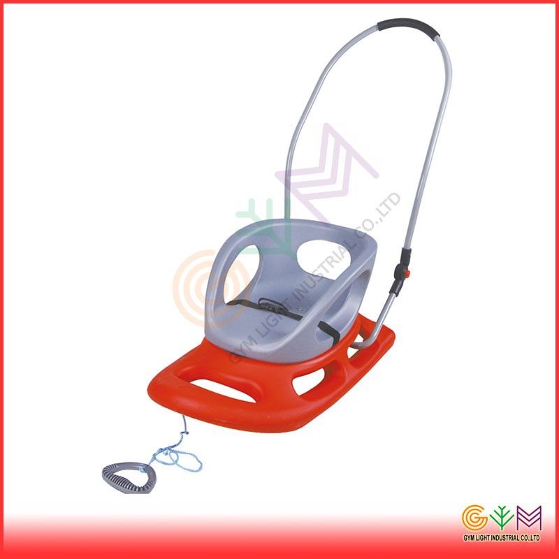 plastic pull snow sledge for kids 2015