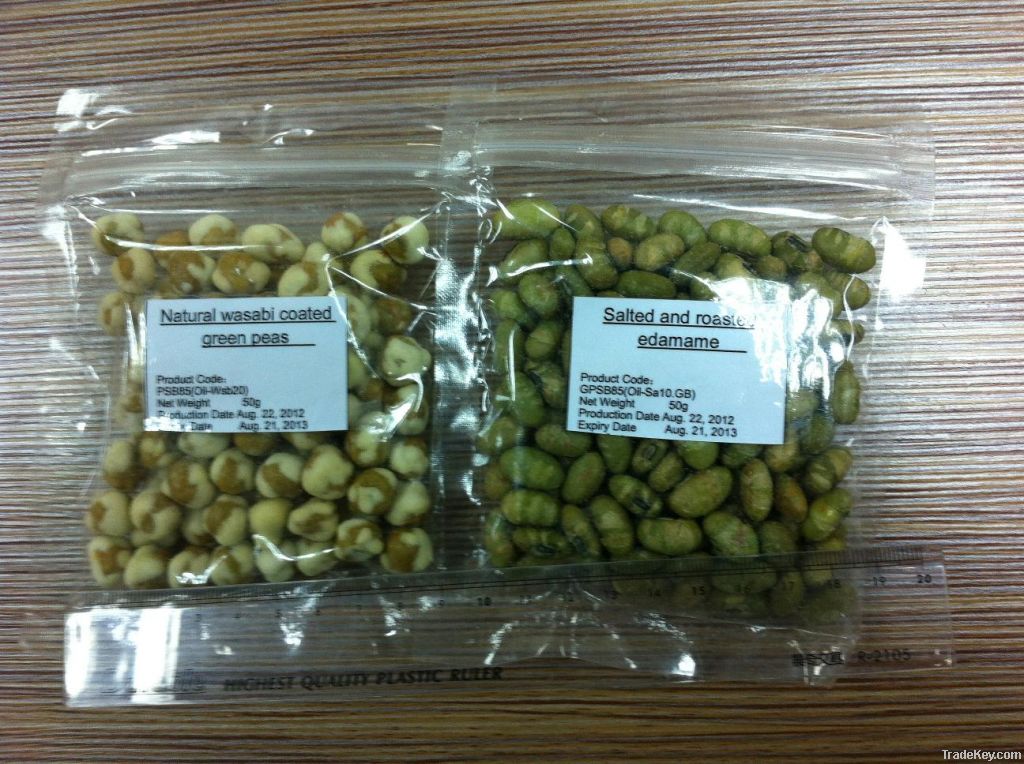 natural salted and roasted edamame