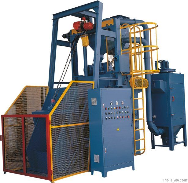 crawler type shot blasting machine