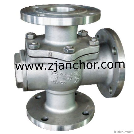 Flanged Tee ball valve