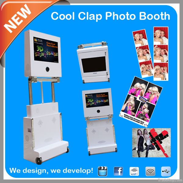 Foldable Photo Booth With 3D Software For Party Wedding Events