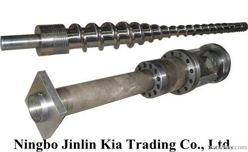 nitrided and chrone plated/ titanized screw and barrel