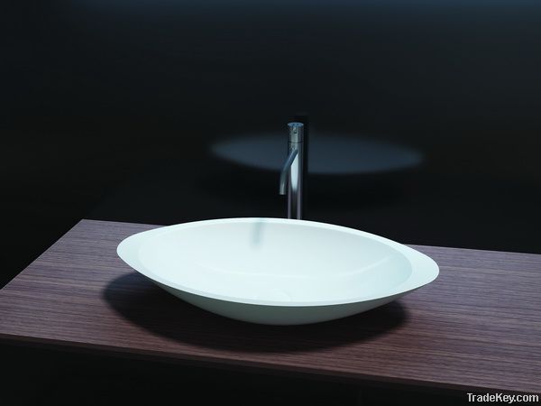 Subline Solid Surface Counter Top Basin PB2057