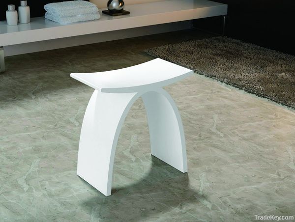 Delicacy Bathroom Solid Surface Stool PB4002