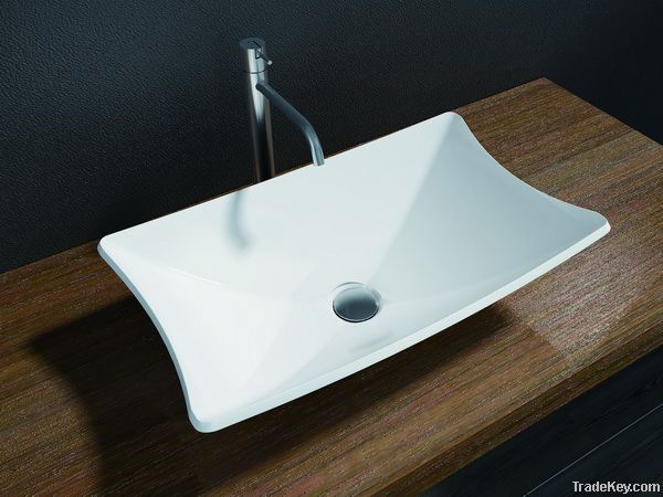 Subline Solid Surface Counter Top Basin PB2057
