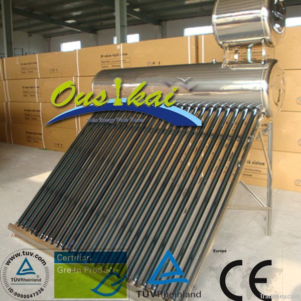 Ousikai Non-pressurized Integrative Solar Water Heater, compact solar
