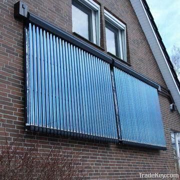 solar collector on flat roof