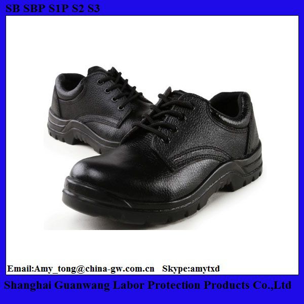 Industrial Leather Safety Shoes With Steel Toe&amp;Plate