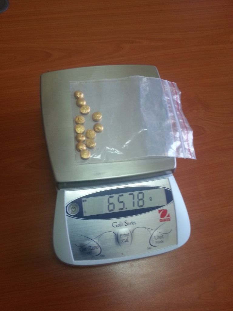 Gold Nuggets of 96% purity