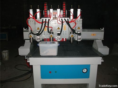 Multi-head carving machine