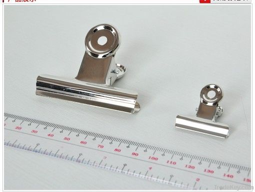 Nickel Metal Spring Clip, Double Clip