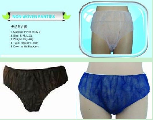 disposable non woven pp underwear