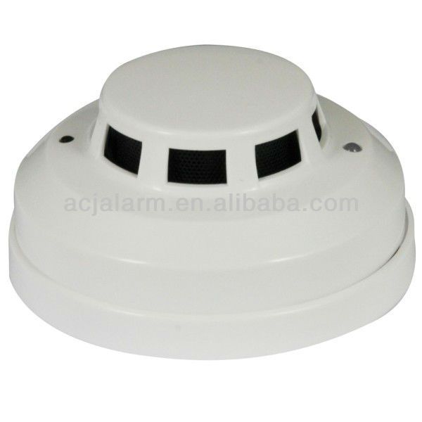 Wired high accuracy photoelectric sensor smoke detector with CE and En