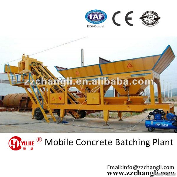 Factory for Mobile Concrete Batching Plant