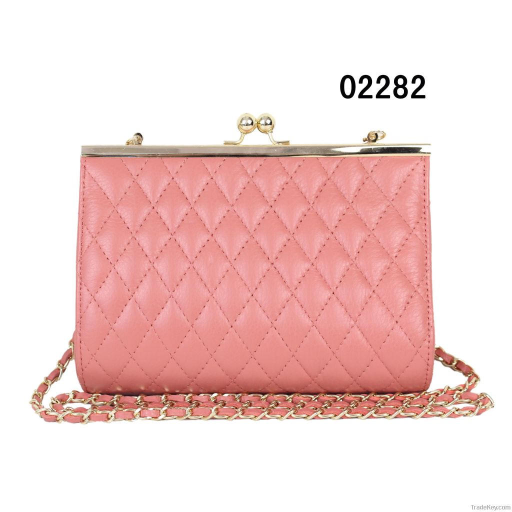 Fashion PU lady shoulder handbag in guangzhou