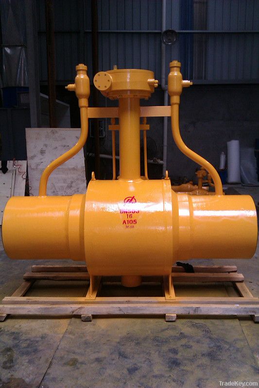 venting welded ball valve