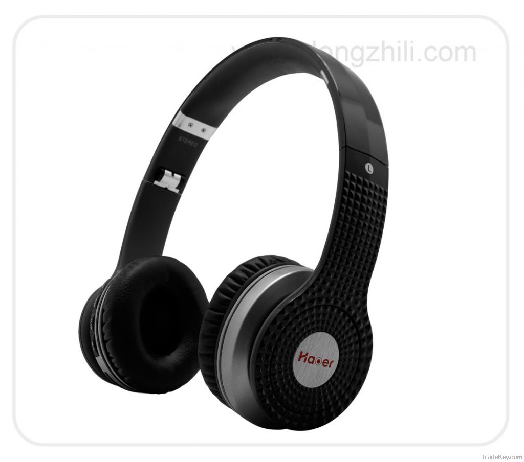 Wireless bluetooth stereo headphones with TF card, FM Radio functions