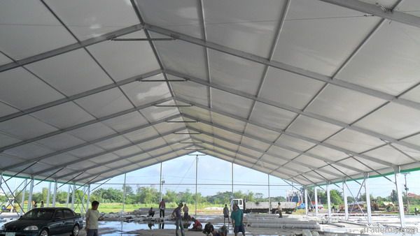 Clear span tent