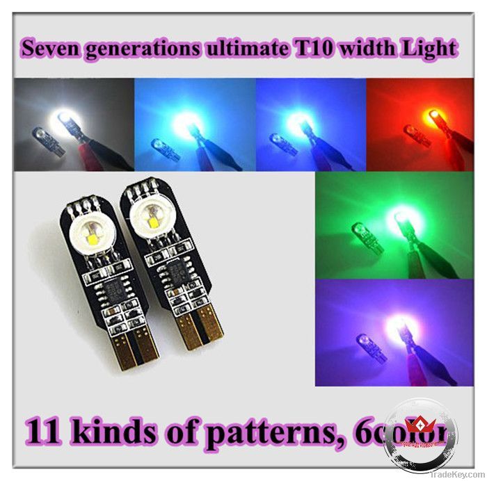 popular 7 general high power cree led bulb car new t10 t15 led car w5w