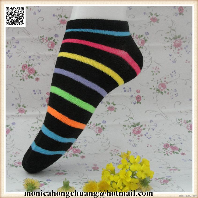 Colorful Stripes Cozy Cotton Socks
