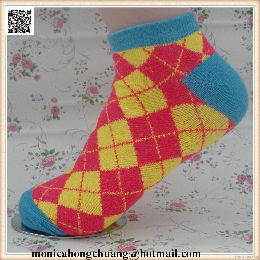 Bright Color Child Cotton Socks