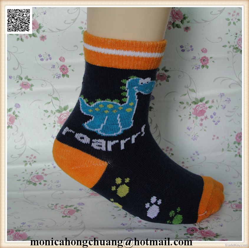 Cute Dinosaur Cotton Socks for KIds