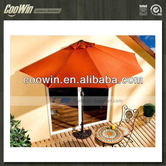 half round garden umbrella