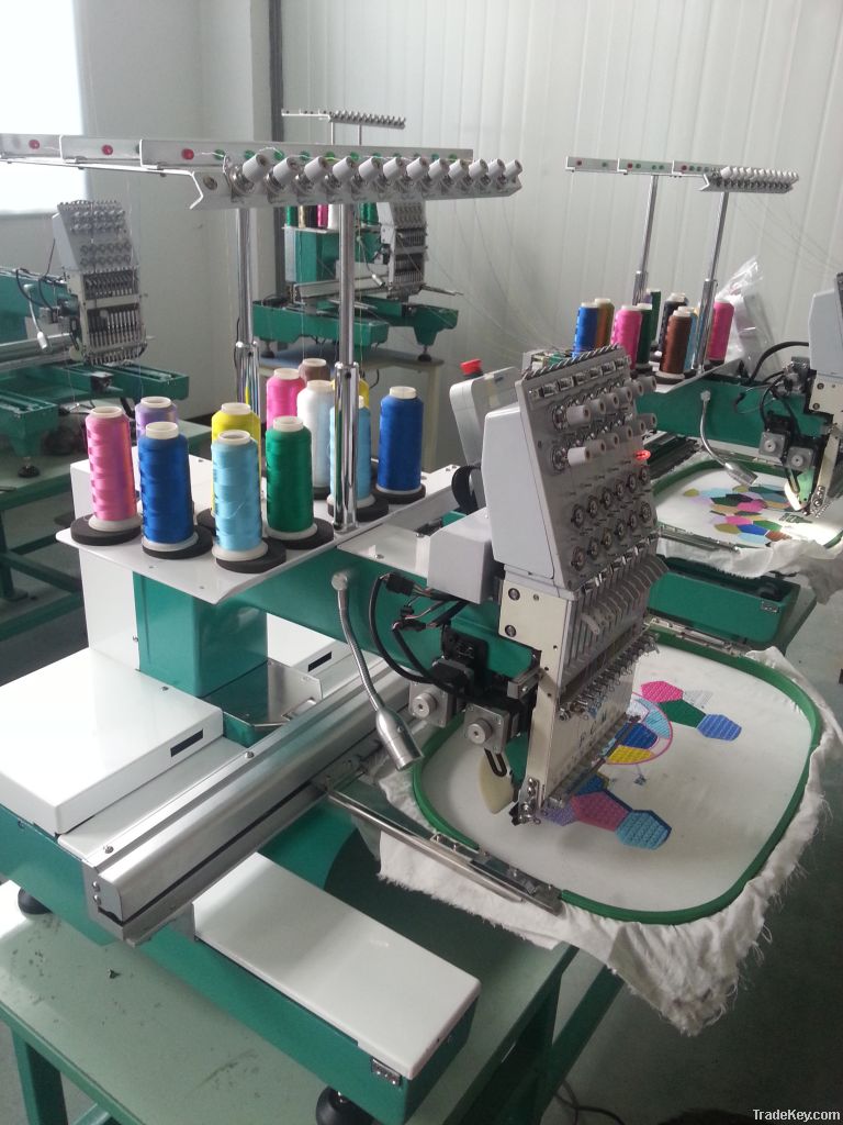 Single head embroidery machine?computer embroidery machine