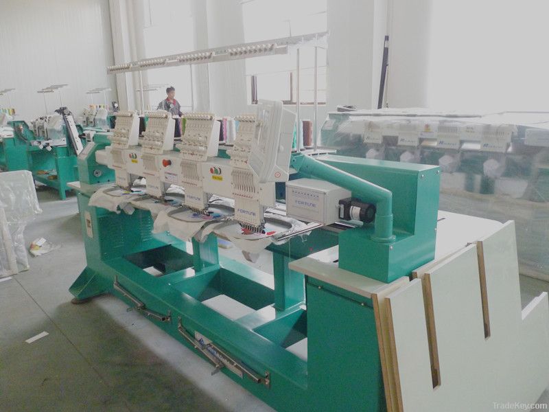 Four head cap embroidery machine, computer embroidery machine