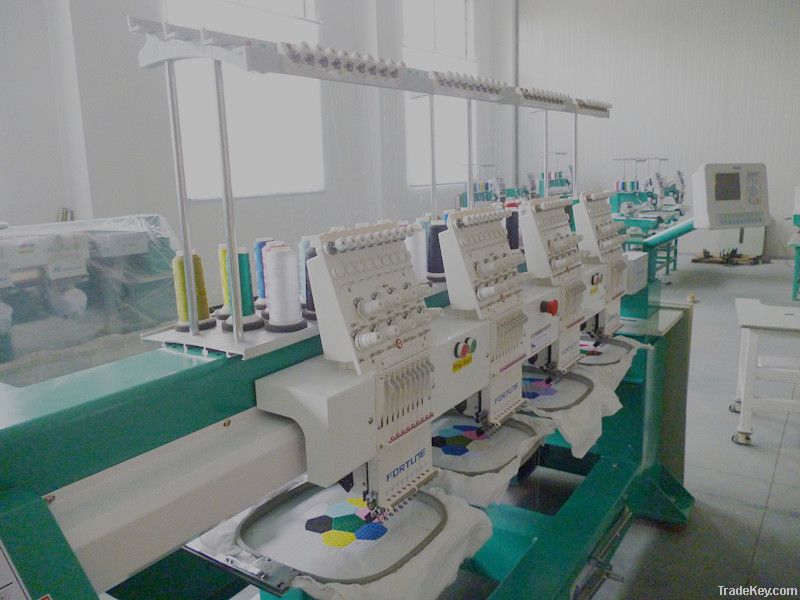 Four head cap embroidery machine, computer embroidery machine