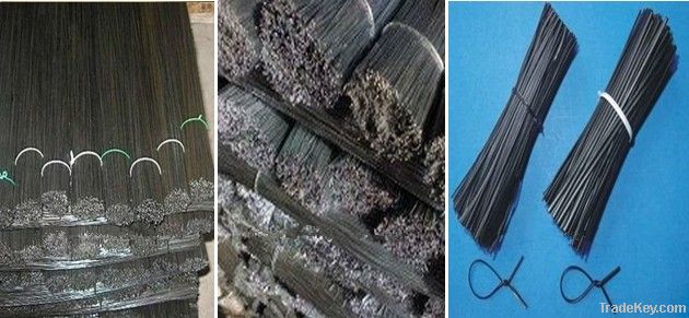 Black Straightened Cut Wire