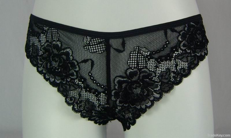 Sexy hollow lace ladies underwear brief