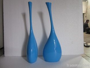 Necked Flower Blue Vase