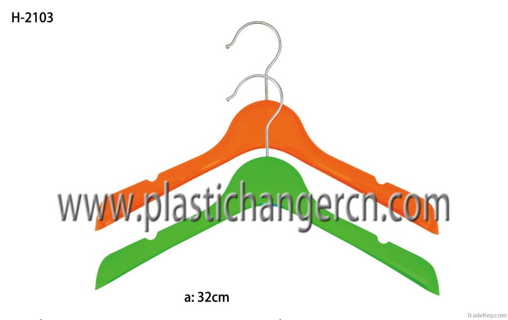 plastic coat hanger