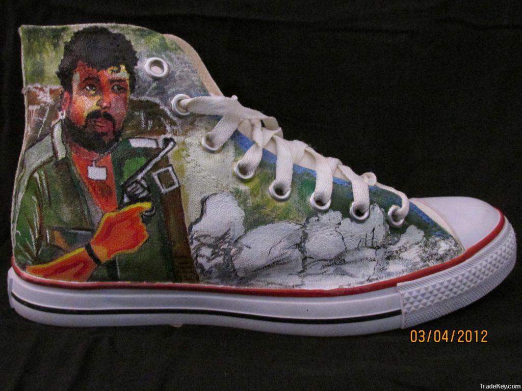 hand painted shoes
