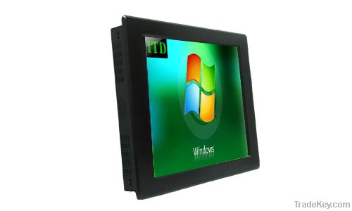 19"industrial panel mount  monitor for industrial automation