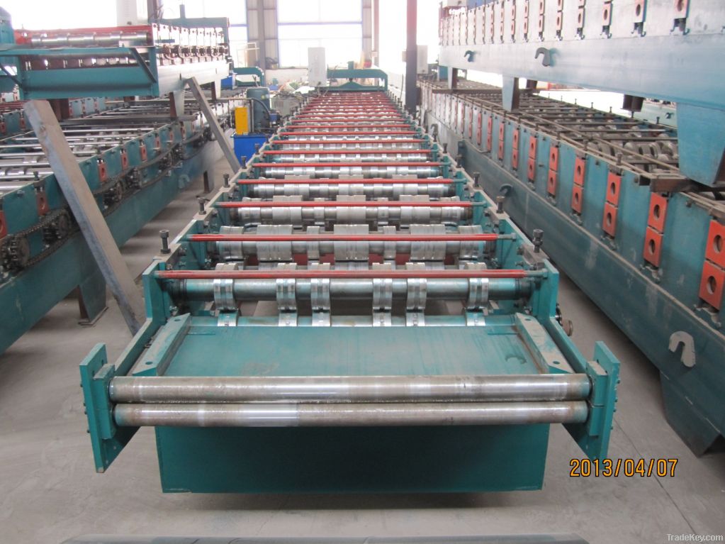 colored tile forming machine